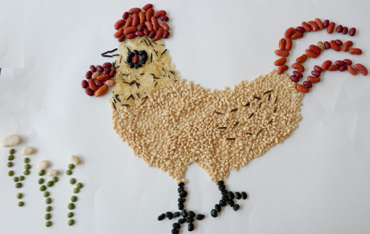 创意课：大公鸡拼图 （Rooster Mosaic ）